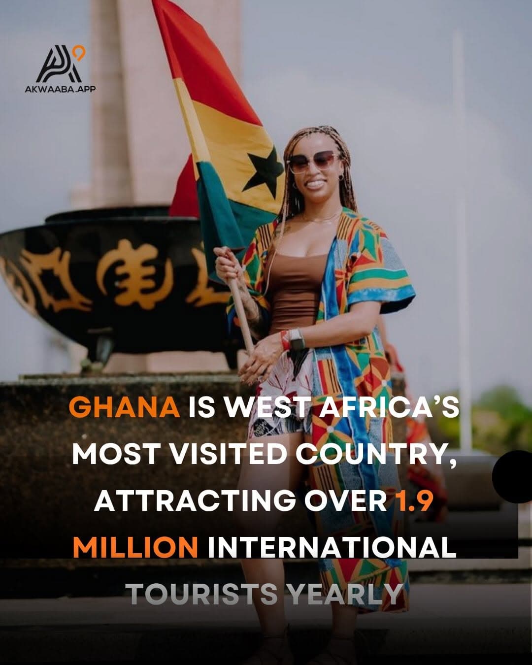 Ghana has become one of West Africa’s most visited countries, welcoming more than 1.9 mill